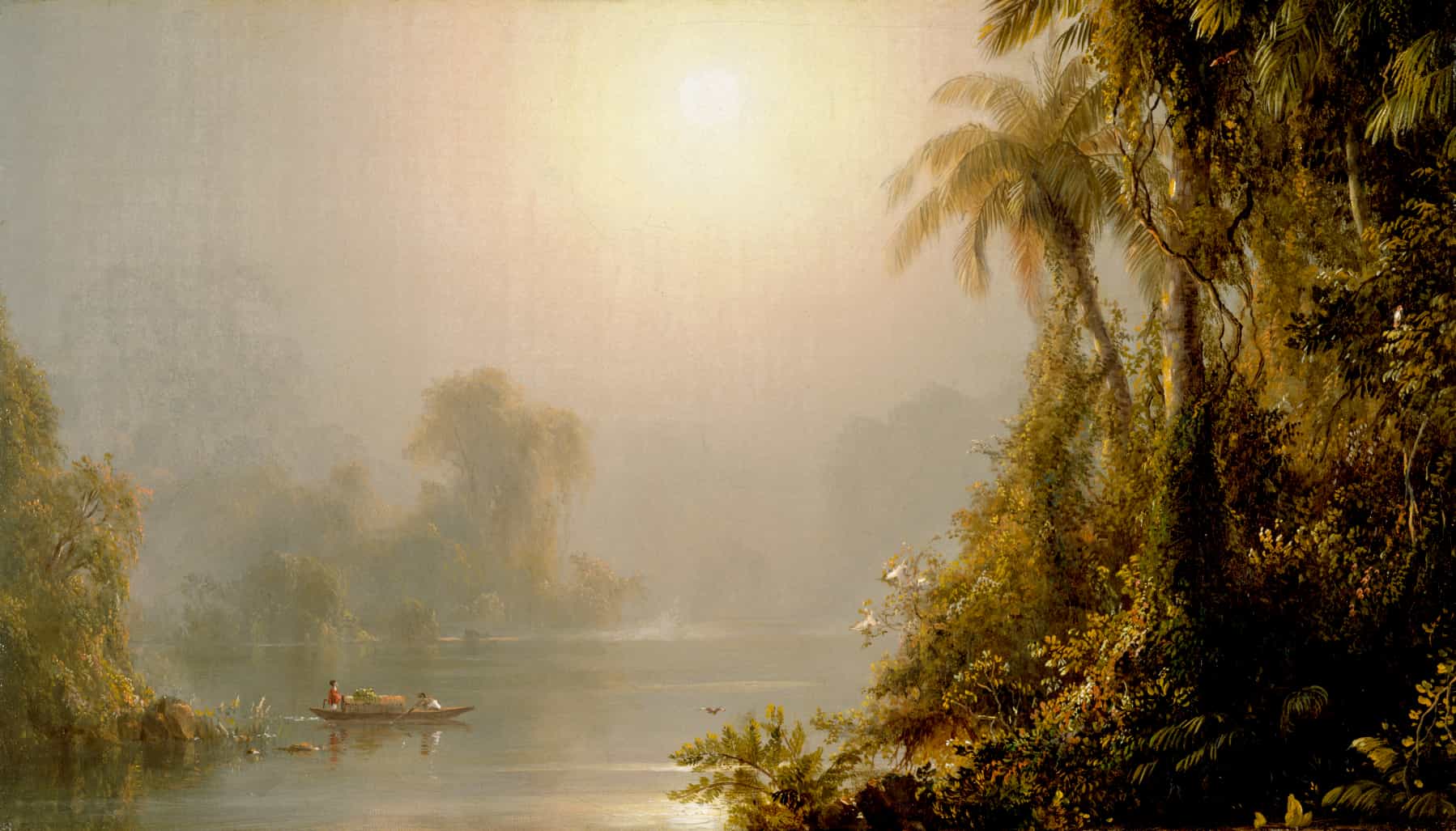 《熱帯の朝》 フレデリック・チャーチ 1858年